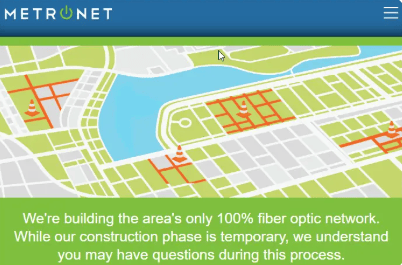 Minnesota County Closes In On 100 Gigabit Fiber Coverage CarverLink Metronet Map Screenshot 